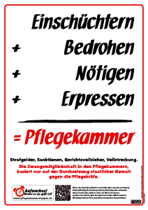 Gewalt gegen Pflegekräfte Plakat-Thumb